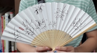 동양화(부채) 이미지